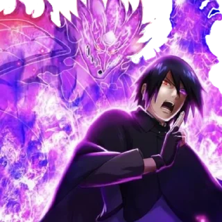 Стикер Саске Учиха - 6