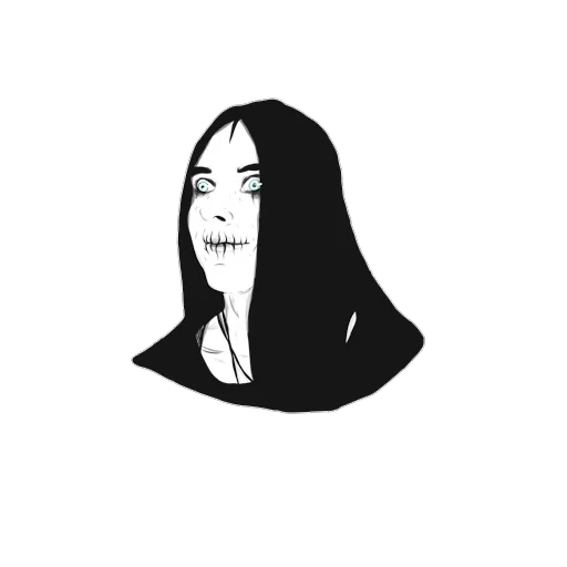 sketch human face illustration