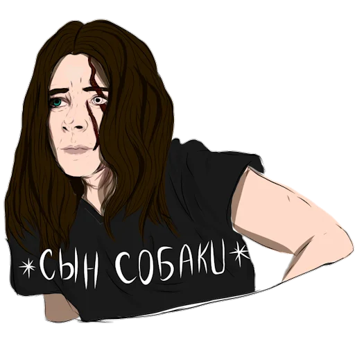 human face cartoon illustration