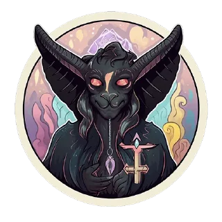 Sticker SatanismCom - 10