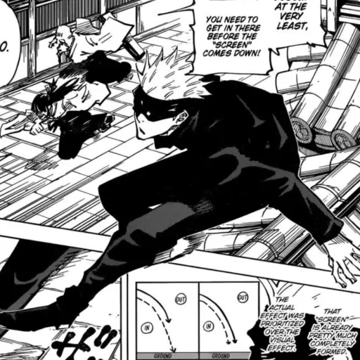 Sticker Satoru_Gojo_Ashkan_manga - 0