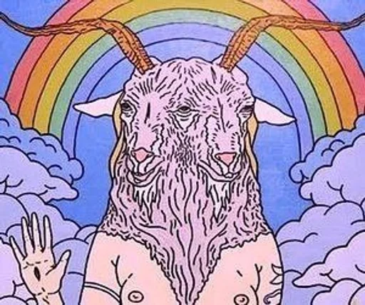 Стикер Радужный :: @fStikBot - 10