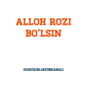 Стикер SavolvaJavobkanali - 11