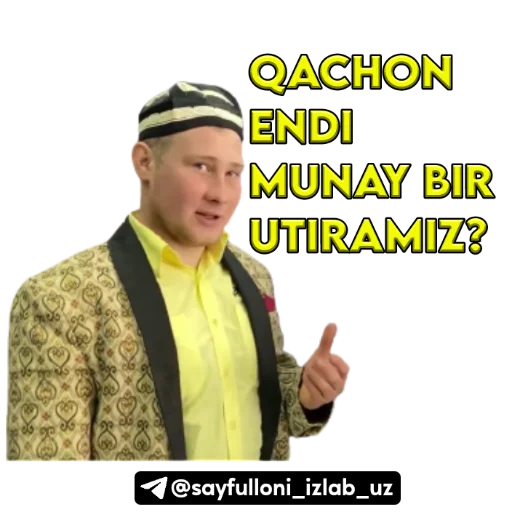Sticker Sayfulloniizlab - 1