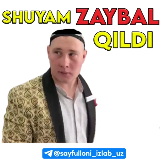 Sticker Sayfulloniizlab - 1