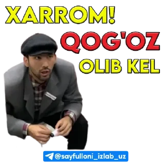 Sticker @sayfulloni_izlab_uz | kanali uchun. - 6