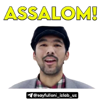 Sticker @sayfulloni_izlab_uz | kanali uchun. - 0