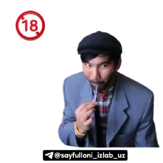 Sticker @sayfulloni_izlab_uz | kanali uchun. - 1