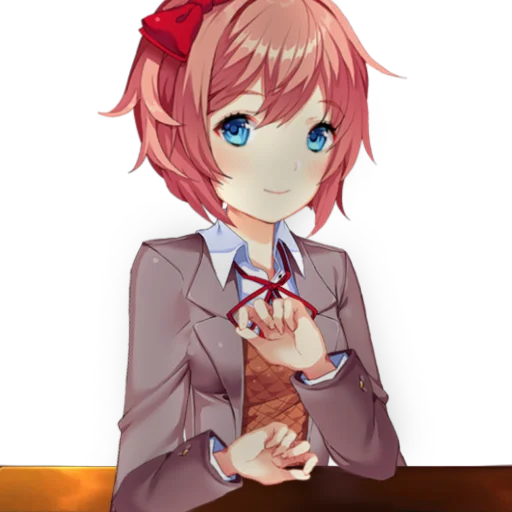 Sticker Саёри(Сайори) 🎀 - 11