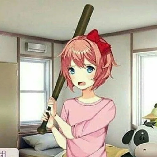 Sticker Саёри(Сайори) 🎀 - 8