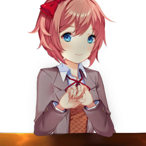 Sticker Саёри(Сайори) 🎀 - 7