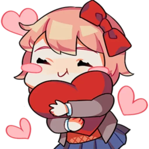 Sticker Саёри(Сайори) 🎀 - 6