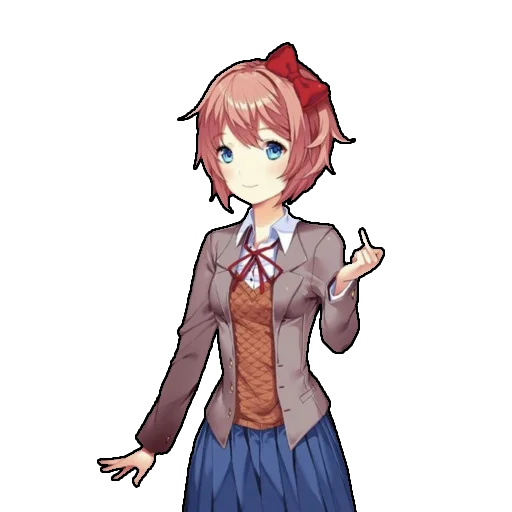 Sticker Саёри(Сайори) 🎀 - 5