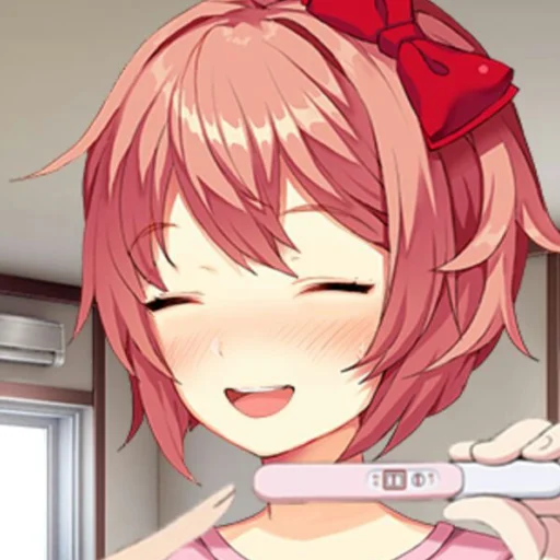 Sticker Саёри(Сайори) 🎀 - 1