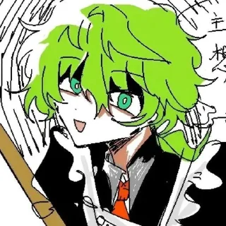 Sticker Midᴏri|Sᴏu Hiyᴏri|@StixYpu @Moistick_bot - 6