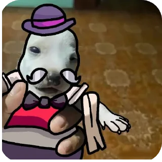 Sticker Сбки туалет старс - 2