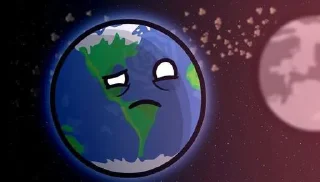 Стикер Земля 🌎 @Shrifty_textbot - 7