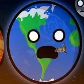 Стикер Земля 🌎 @Shrifty_textbot - 2