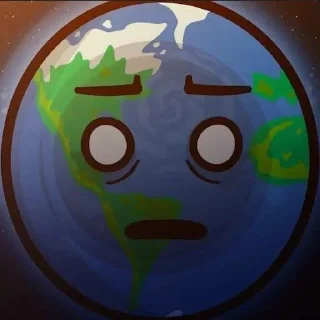 Стикер Земля 🌎 @Shrifty_textbot - 10