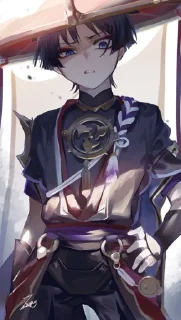 Стикер Scaramouche @fordgenshin - 3