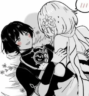 Sticker Scaramouche x Lumine @itsgensharts - 11