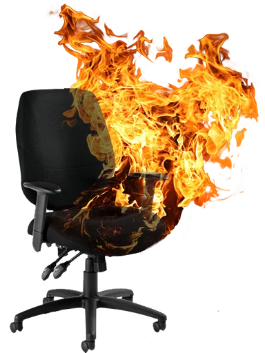fire flame chair