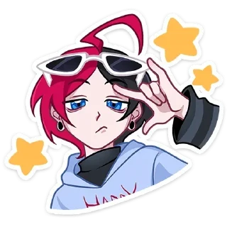 Стикер Школьник Чич '@KatShiStickers' - 9