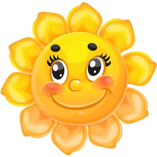 flower yellow cartoon