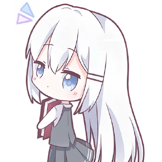 Sticker Тяночки-школьницы @Nyasticks - 1