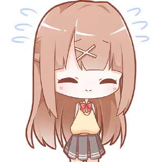 Sticker Тяночки-школьницы @Nyasticks - 10