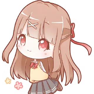 Sticker Тяночки-школьницы @Nyasticks - 5