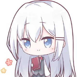 Sticker Тяночки-школьницы @Nyasticks - 9