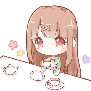 Sticker Тяночки-школьницы @Nyasticks - 3