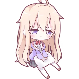 Sticker Тяночки-школьницы @Nyasticks - 8