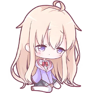 Sticker Тяночки-школьницы @Nyasticks - 7