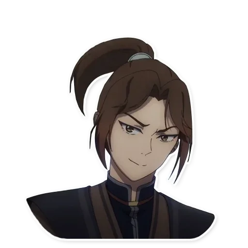 anime cartoon human face