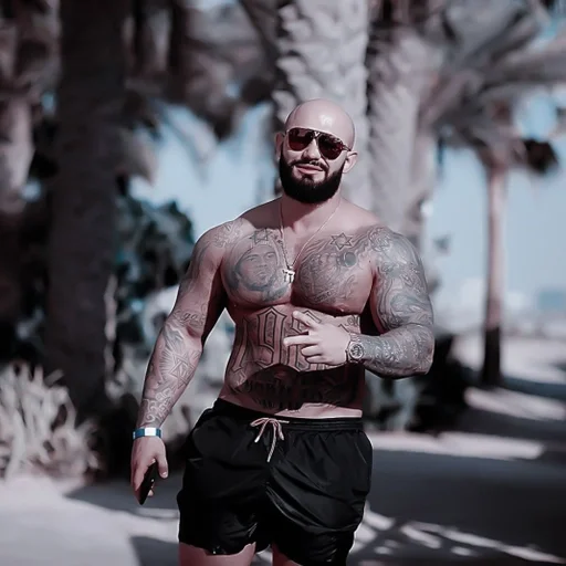 person outdoor chest