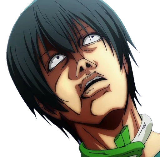 аниме мультфильм человеческое лицо