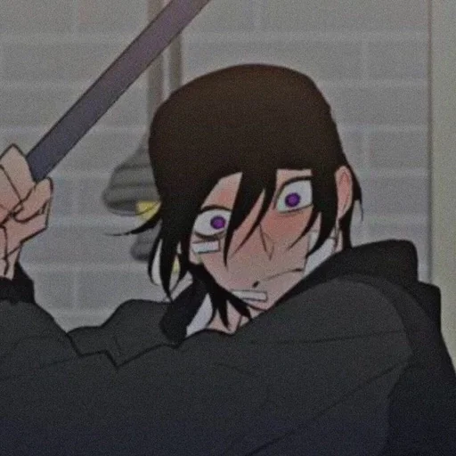 cartoon human face weapon