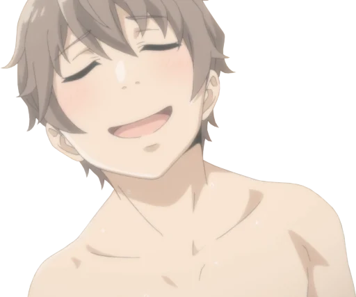 anime cartoon human face