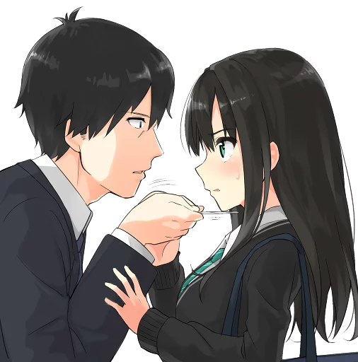 anime cartoon human face