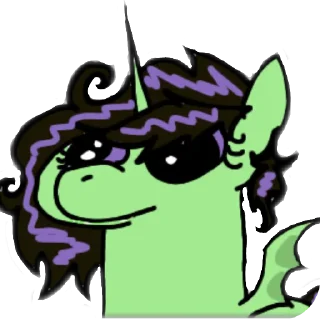 Sticker Dolores The Half Alicorn @StikerProbot - 10