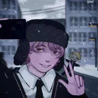 Sticker Сенчоус by @yuradoma - 10