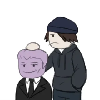 Sticker Сенчоус by @yuradoma - 3