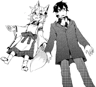 Sticker Senko-san, Shiro and others - 4