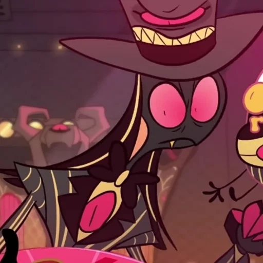 cartoon animated cartoon magenta