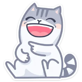 Sticker серый персик - 7