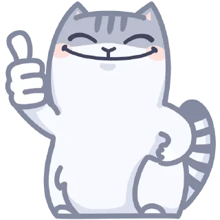 Sticker серый персик - 1