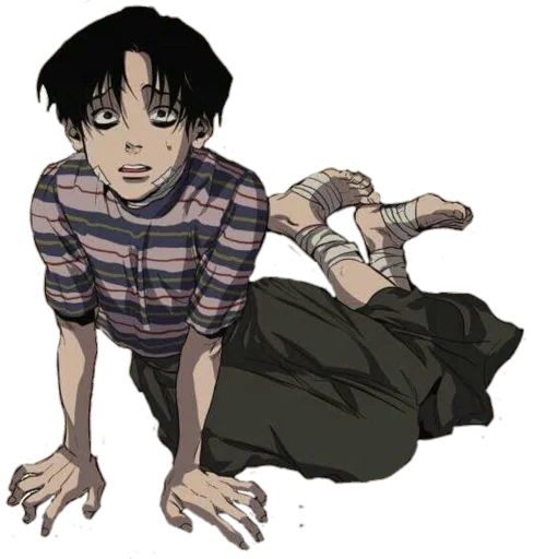 человеческое лицо аниме одежда