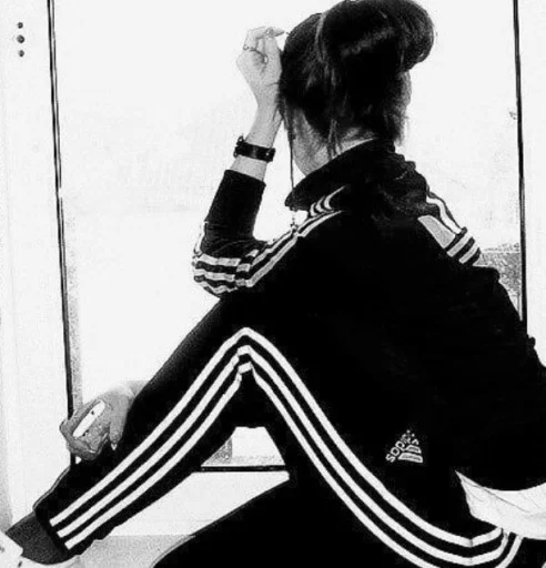 clothing person black and white